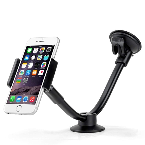 Car Mount DHYSTAR Cell Phone and Mini Tablet Windshield Long Arm Car